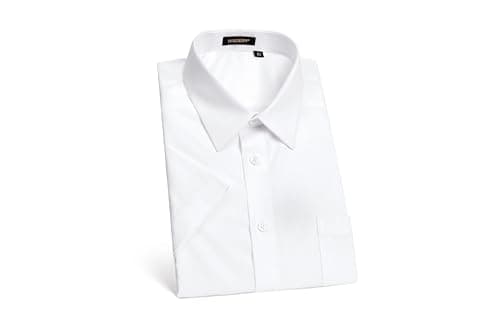 「新登場!」302B「ノーアイロン」形態安定 竹繊維 ワイシャツ 通気 半袖 抗菌 微ストレッチ 速乾 フォーマル 快適 形状記憶 レギュラーフィット ビジネス/50番