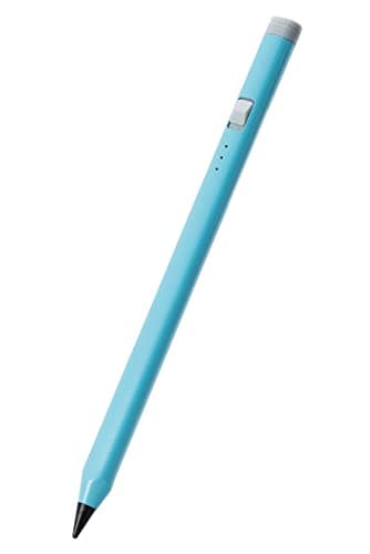 エレコム タッチペン iPad専用 鉛筆型 三角軸 パームリジェクション対応 磁気吸着 傾き検知対応 USB-C充電 ペアリング不要 大人 P-TPACAPEN02BU