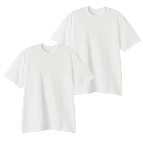 Tシャツ 2枚組 半袖 SHIRO HM1-Z701