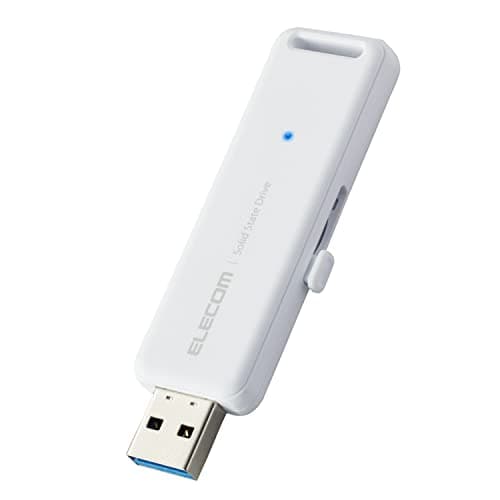 エレコム 外付けssd 1TB コンパクト ポータブル PS5/PS4対応 USB3.2(Gen1) ESD-EMB1000GWH