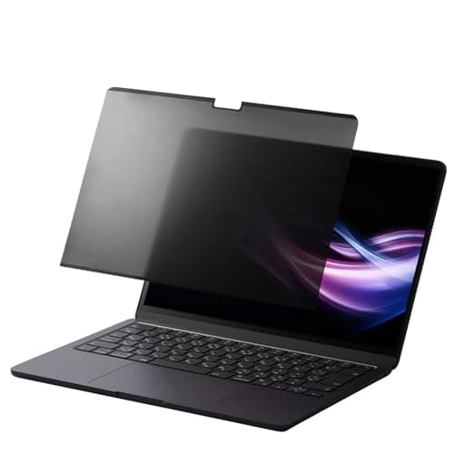 エレコム Macbook Air 13.6 (2024/2022年モデル対応) M3 M4対応 のぞき見防止フィルター マグネット式 アンチグレア加工 紫外線99.9%カット EFWMPA1322PFM
