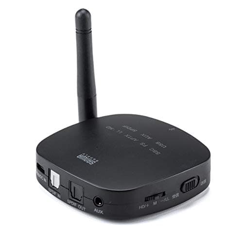 Bluetoothオーディオトランスミッター レシーバー apt-X LL/FastStream 低遅延 apt-X HD 3.5mm/光デジタル/USB対応 400-BTAD008