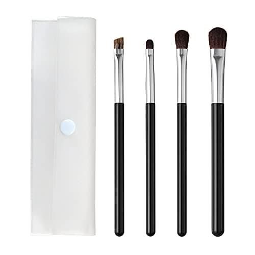 cosmeup コスメアップ メイクブラシ アイシャドーブラシ 熊野筆 ケース付き 4本