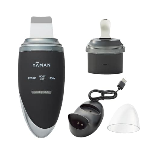 ヤーマン 美顔器 ウォーターピーリング ヒートソニックピーリング for Salon 毛穴 PSM160BAM ブラック ステッカー付【Amazon.co.jp限定】