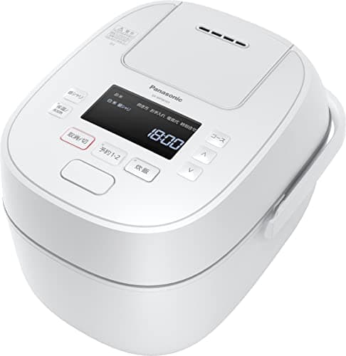 炊飯器 5.5合 可変圧力&大火力おどり炊き 全面発熱6段IH式 ホワイト SR-MPW101-W