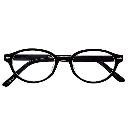 リーディンググラス 老眼鏡 おしゃれ レディース バネ丁番 軽量 ブラック