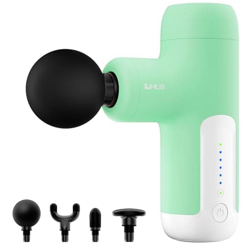 筋膜リリースガン (整体院長監修) ハンディガン AI自適応モード付き LIHILIS (業界最強 小型軽量筋膜ガン) きんまくリリース電動ガン 6段階超強力振動 静音 340g超軽量 Type-C急速充電 4000mAh大容量 筋膜はがし 全身リフレッシュ道具 豪華収納ケース&収納袋&日本語取扱説明書付き 誕生日プレゼント父の日 母の日 クリスマス 新年ギフト(グリーン) 307P