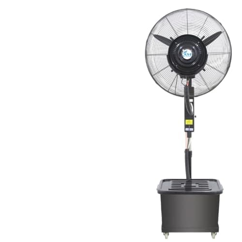 ミスト扇風機 大型 業務用 工場扇 大容量タンク付き 屋外ミストペデスタルファン
