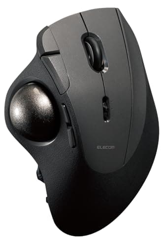 エレコム トラックボールマウス IST PRO マルチ接続 Bluetooth 無線2.4GHz 有線 ベアリング支持 10ボタン ブラック M-IPT10MRSBK