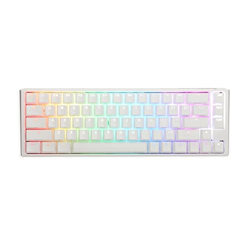 One 3 SF ピュアホワイト 65% ホットスワップ RGB メカニカルキーボード (チェリーMXシルバー) US配列 DKON2167ST-PUSPDPWWWSC1