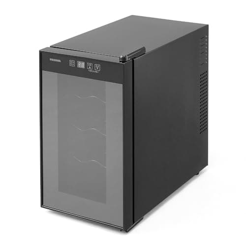 ペルチェ式ワインセラー 8本 25L ブラック IWC-P081A-B