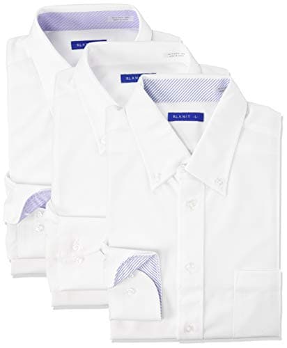 ニットワイシャツセット 長袖 ニット ワイシャツ ノーアイロン 形態安定 ストレッチ 快適DRY 吸水速乾 多機能Yシャツ 伸縮自在で着心地 メンズ スリム クールビズ