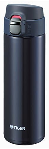 【WEB限定】 タイガー魔法瓶(TIGER) 水筒 480ml ワンプッシュ ステンレスボトル 保冷 保温 軽量 お手入れ簡単 ブルーブラック MMJ-A048KA