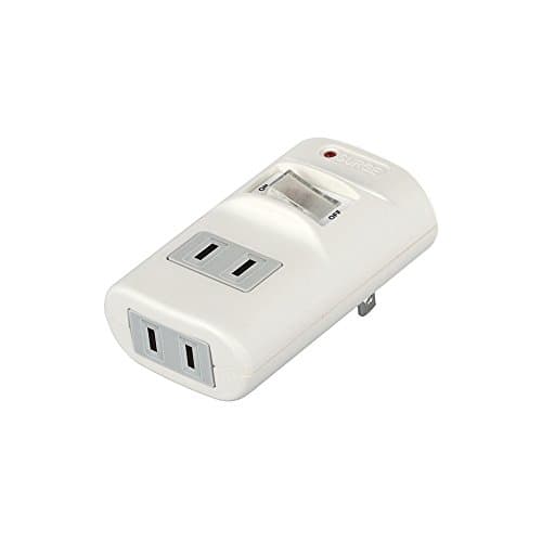 バッファロー BUFFALO 2分配タップ 集中スイッチ/雷サージ防止付き ホワイト BSTAPD03WH