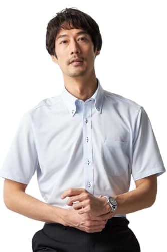 お手入れ簡単 ノンアイロンストレッチシャツ