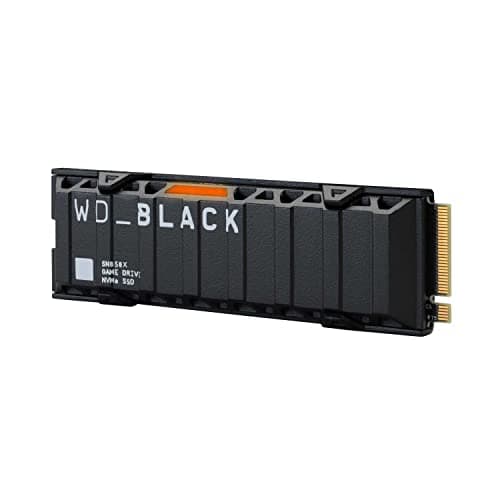 Western Digital ウエスタンデジタル WD BLACK M.2 SSD 内蔵 ヒートシンク搭載 1TB PS5動作確認済 NVMe PCIe Gen4 x4 WDS100T2XHE-EC SN850X 【国内正規取扱代理店】