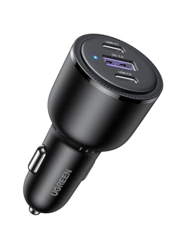 75W 3ポート シガーソケット USB C カーチャージャー 20467
