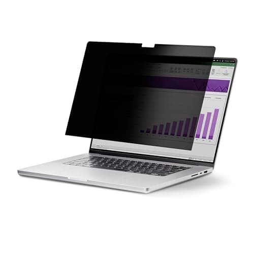 StarTech.com 覗き見防止プライバシーフィルター/16インチMacBook Pro 2021/2023対応/351x229mm/視野角60度/光沢&非光沢 両面使用/ブルーライトカット/ノートパソコン PC ディスプレイ 液晶保護フィルム 162MM-PRIVACY-SCREEN