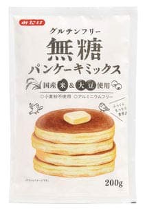 グルテンフリー無糖パンケーキミックス 200g