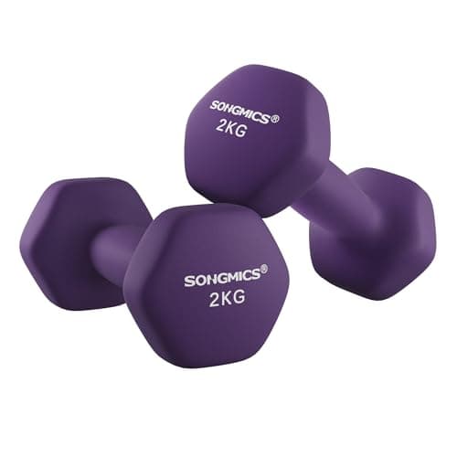 ダンベル 2個セット(1kg 2kg 3kg 4kg 5Kg )/6個セット カラーダンベル 握りやすい 無臭素材 軽量 男女兼用 筋力トレーニング 筋トレ SYLシリーズ SYL61PK