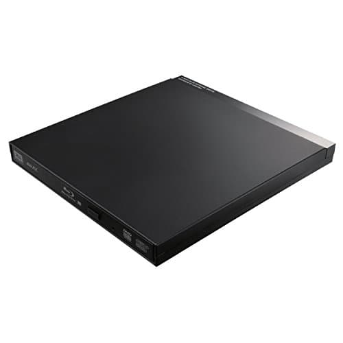 ブルーレイドライブ 外付け USB3.0 再生 編集ソフト付 9.5mm薄型ドライブ ブラック LBD-PUD6U3VBK