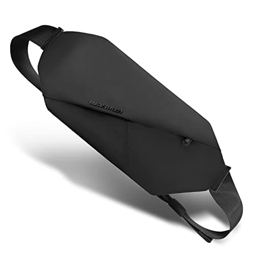 ボディバッグ 軽量 スポーツショルダーバッグ エナメルバッグ 肩掛けバッグ 通勤 ウエストポーチ 多機能 ヒップバッグ 防水 スポーツバッグ ワンショルダー おしゃれ 自転車 旅行 小型 斜めがけ ブラック