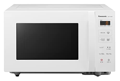 パナソニック 電子レンジ 単機能 フラットテーブル 22L スピードあたため ヘルツフリー ホワイト NE-FVL100-W