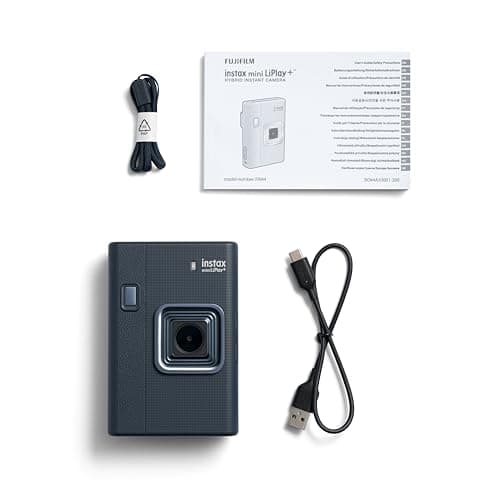 チェキ インスタントカメラ/スマホプリンター instax mini LiPlay PLUS INS LIPLAY PLUS BLUE VN