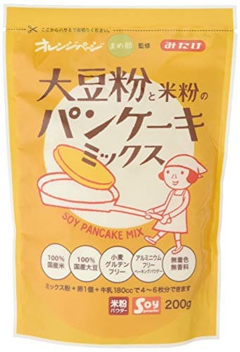オレンジページ大豆粉と米粉のパンケーキミックス 200g