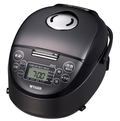 IH 炊飯器 3合 炊きたて 小容量 遠赤5層 土鍋蓄熱コート釜 スチールブラック JPF-G055KL