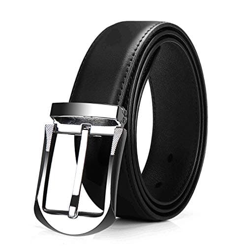 ベルト メンズ 紳士 ビジネス 革 ブラック おしゃれ カジュアル 祝いギフトBOX付ブラック110