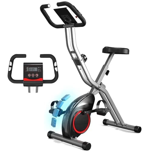 エアロバイク フィットネスバイク 折りたたみ 16段階負荷調節 816