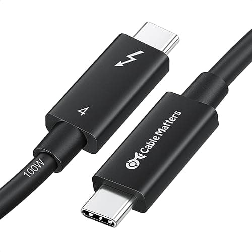 40Gbps Thunderbolt 4 ケーブル - 2m 107022-BLK-2m