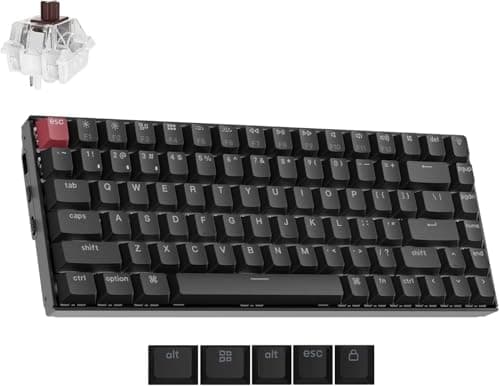 【国内正規品】Keychron K2 Version 3 QMKワイヤレス・カスタムメカニカルキーボード、Bluetooth 5.2/有線接続、White LEDライト、Superスイッチ、Mac Windows Linux対応 (USレイアウト, Keychron Superメカニカル茶軸)