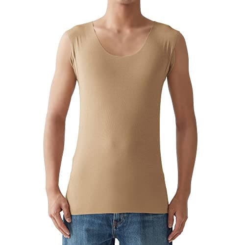 インナーシャツ YG Tシャツ専用 in.T(インティー) CUT OFFシリーズ クルーネックスリーブレス 脇パッド付 メンズ YV2618P