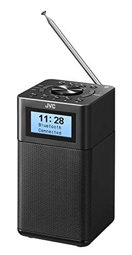 JVC RA-C80BT-B コンパクト卓上ラジオ