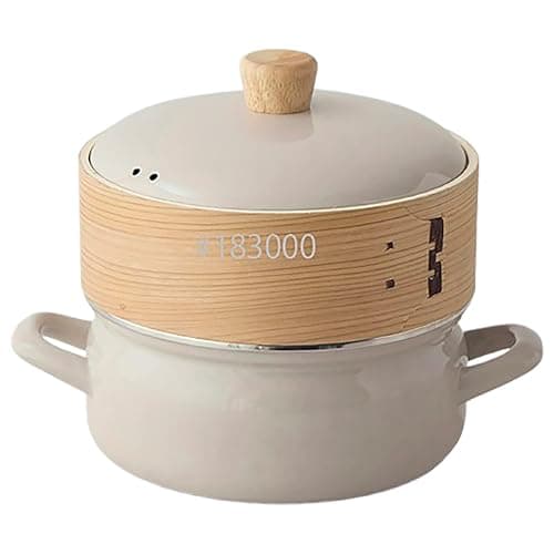 富士ホーロー 【正規品】 せいろ付きホーロー鍋 グレージュ 蒸し料理用鍋 直火対応 セイロと鍋の2WAY仕様