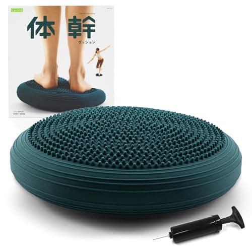 バランスディスク 体幹クッション 空気入れ付き 椅子 3B-4734