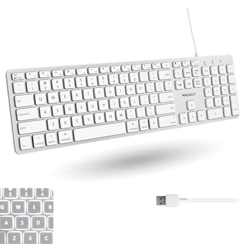 バックライト付きMacキーボード 有線 BLSLIMKEYPROA US配列
