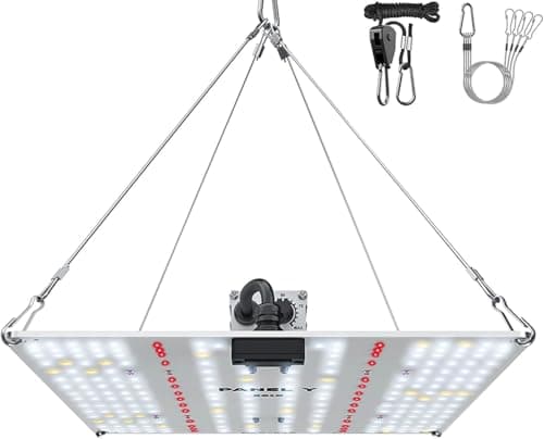 【公式】BRIM(ブリム) PANEL Y 植物育成ライト LED パネル 【国内ブランド】 無段階 調光機能 IP65 防水処理 LM281B+ フルスペクトル UVA+IR フックワイヤー付き Max 65W (PANEL Y 281B 昼白色 (65W), 1)
