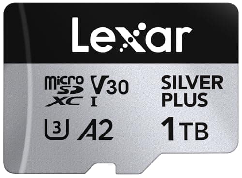 1T Professional Silver Plus Micro SDカード UHS-I C10 U3 V30 フルHD & 4K (LMSSIPL001T-BNANU)
