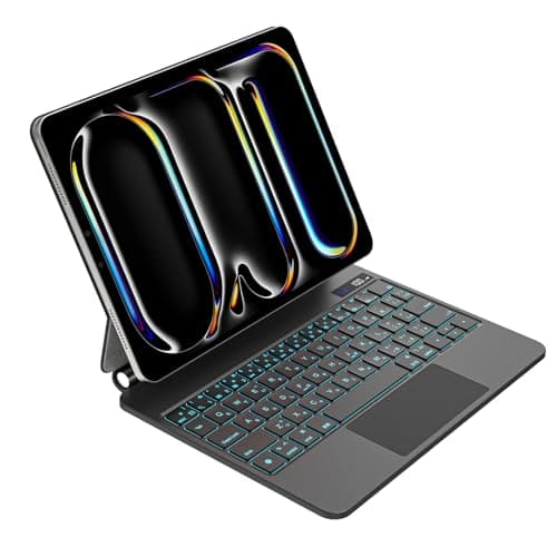 マジックキーボード 2024 iPad Pro 11 インチ(M4) モデル番号(A2836 A2837 A3006)に適用 iPadキーボード付きケース