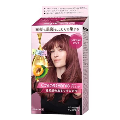 サイオス カラージェニック ミルキーヘアカラー P01 クリスタルピンク