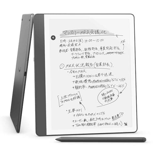 Kindle Scribe Notebook Design - 10.2インチディスプレイ、64GBストレージ、ノート機能搭載、プレミアムペン付き、タングステン (2024年発売)