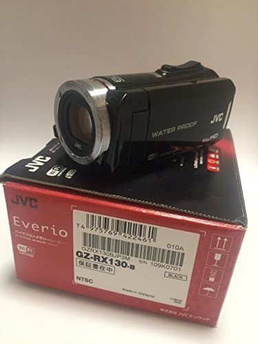 JVC ビデオカメラ 防水5m防塵仕様 内蔵メモリー64GB ブラック GZ-RX130-B