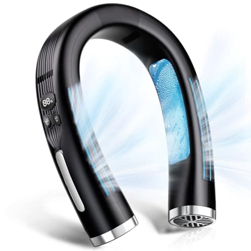 首掛け扇風機 ネッククーラー 一秒冷却【2025年夏新型 冷感首掛けファン ダブル冷却プレート】