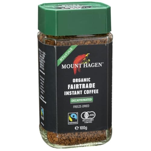 マウントハーゲン オーガニック フェアトレード カフェインレスインスタントコーヒー100g