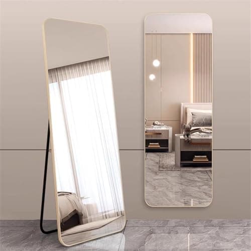 全身鏡 2way 姿見鏡 壁掛け スタンドミラー 幅47x高157cm 折り畳み コンパクト 丸角 割れない 飛散防止