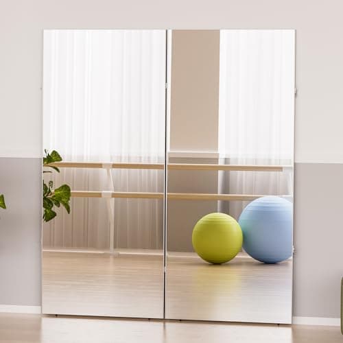 ダンスミラー 割れない 160cm 360度展開 LA-ZD-000160