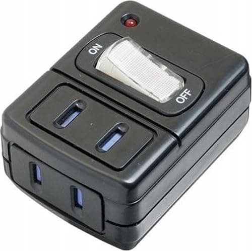雷サージ付省エネタップ2個口黒 Y02FUSK210BK